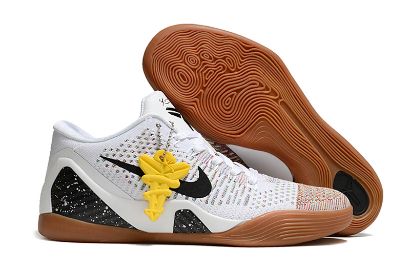 Men's Running Weapon Kobe 9 White/Black Shoes 012